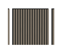 DECOHAUS – Akustikpaneel Champagner-Silber Metall, 4 Stk à 600×600×21,5 mm – Metalloptik