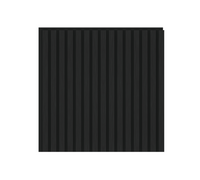 DECOHAUS – Akustikpaneel Edel-Schwarz Metall, 4 Stk à 600×600×21,5 mm – Metalloptik