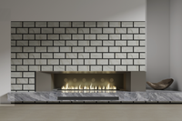 DECOHAUS – Akustikpaneel Rechteckig Matt-Steingrau, 4 Stk à 1141×525×15 mm – Marmoroptik