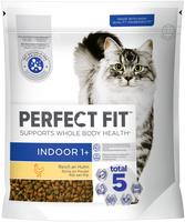 Katze Beutel Indoor 1+ mit Huhn 5 x 1,4kg