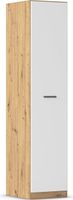 rauch Allrounder Apothekerschrank 1-türig, 4 Schubladen, Farbe Weiß/Eiche Artisan Breite 47 cm