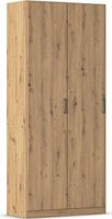 rauch Allrounder Garderobe, Mehrzweckschrank 2-türig, Farbe Eiche Artisan Breite 91 cm