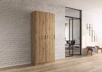 rauch Allrounder Garderobe, Mehrzweckschrank 2-türig, Farbe Eiche Artisan Breite 91 cm