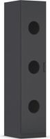 rauch Allrounder Wäscheschrank 1-türig, Farbe Grau metallic Breite 47 cm