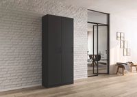 rauch Allrounder Garderobe, Mehrzweckschrank 2-türig, Farbe Grau metallic Breite 91 cm