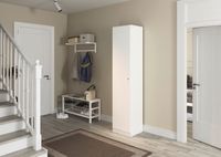 rauch Allrounder Garderobe, Mehrzweckschrank 1-türig, abschließbar Farbe Weiß Breite 47 cm