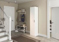 rauch Allrounder Garderobe, Schuhschrank, Mehrzweckschrank, Farbe Weiß/Eiche Artisan Breite 47 cm
