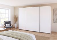 rauch Quadra Kleiderschrank 3-türig, Farbe Weiß Breite 315 cm