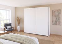 rauch Quadra Kleiderschrank 2-türig, Farbe Weiß Breite 226 cm