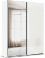rauch Quadra Kleiderschrank 2-türig, Farbe Weiß Breite 181 cm