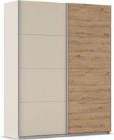 rauch Quadra Kleiderschrank 2-türig, Farbe Beige/Eiche Artisan Breite 181 cm