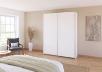 rauch Quadra Kleiderschrank 2-türig, Farbe Weiß Breite 181 cm