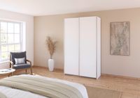 rauch Quadra Kleiderschrank 2-türig, Farbe Weiß Breite 136 cm