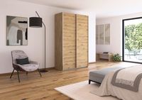 rauch Quadra Kleiderschrank 2-türig, Farbe Eiche Artisan Breite 136 cm
