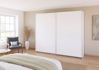 rauch Quadra Kleiderschrank 2-türig, Farbe Weiß Breite 271 cm