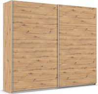 rauch Quadra Kleiderschrank 2-türig, Farbe Eiche Artisan Breite 271 cm