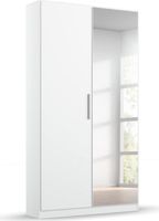rauch Minosa Schuhschrank 2-türig, mit Spiegel, Farbe Weiß Breite 91 cm