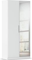 rauch Minosa Schuhschrank 2-türig, mit Spiegel, Farbe Weiß Breite 91 cm