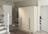 rauch Alba Kleiderschrank 4-türig, Farbe Beige Breite 181 cm