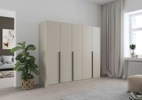 rauch Alba Kleiderschrank 5-türig, Farbe Beige Breite 226 cm