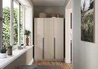 rauch Alba Kleiderschrank 3-türig, Farbe Beige Breite 136 cm