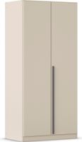 rauch Alba Kleiderschrank 2-türig, Farbe Beige Breite 91 cm