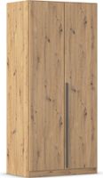 rauch Alba Kleiderschrank 2-türig, Farbe Eiche Artisan Breite 91 cm
