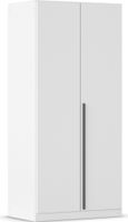 rauch Alba Kleiderschrank 2-türig, Farbe Weiß Breite 91 cm