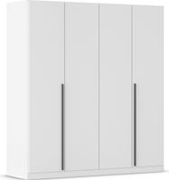 rauch Alba Kleiderschrank 4-türig, Farbe Weiß Breite 181 cm