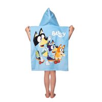 Bluey Badeponcho für Kinder - 100% Baumwolle