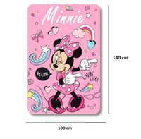 Disney Minnie Maus Kuscheldecke – Kinderdecke 140x100 cm