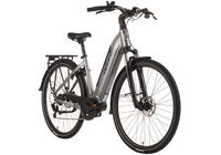 ADORE E-Citybike 28" Alu Cityfahrrad CX-660 Mittelmotor 75NM / 14,7Ah Grau matt