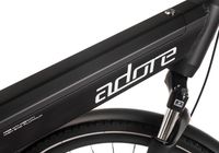 ADORE E-Citybike 28" Alu Cityfahrrad CX-440 Mittelmotor 75NM / 15Ah schwarz matt