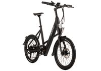 ADORE E-Citybike 20" Alu Kompaktfahrrad C-200 Compact Bike Heckmotor 45NM / 10,4Ah Schwarz matt