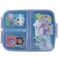 Gabby´s Dollhouse Kinder Brotdose – Lunchbox mit 3 Fächern