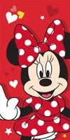 Disney Minnie Mouse Strandtuch – Frottee Badetuch 70x140 cm