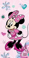 Disney Minnie Mouse Strandtuch – Frottee Badetuch 70x140 cm