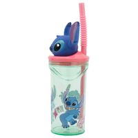 Lilo & Stitch 3D Kinderbecher mit Strohhalm – 360 ml
