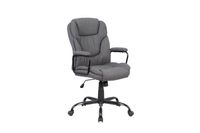 byLIVING Bürostuhl STING, Breite 57 cm, Webstoff grau, Gestell schwarz