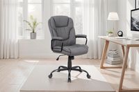 byLIVING Bürostuhl STING, Breite 57 cm, Webstoff grau, Gestell schwarz