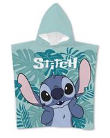 Lilo & Stitch Kinder Badeponcho mit Kapuze aus Polyester 55 x 110 cm