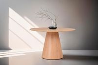 byLIVING Tisch ROND, Breite 120 cm, Eiche natur
