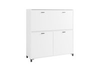 byLIVING Sekretär MONTANA, Breite 120 cm, weiß