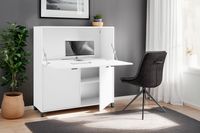 byLIVING Sekretär MONTANA, Breite 120 cm, weiß