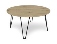 FLAIR Couchtisch, Breite 80 cm, Metall schwarz pulverbeschichtet
