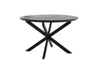 byLIVING Tisch mit Auszug OREGON, Breite 120 cm, schwarz