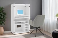 byLIVING Sekretär JANNE, Breite 80 cm, weiß