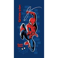 Marvel Spiderman Strandtuch – Hochwertiges Kinder-Badetuch 70x140 cm