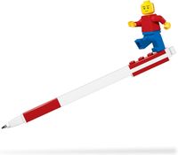 LEGO Schreibset – Roter Gelstift inkl. klassischer Figur