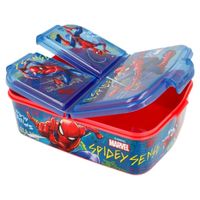 Spiderman Kinder Brotdose – Lunchbox mit 3 praktischen Fächern